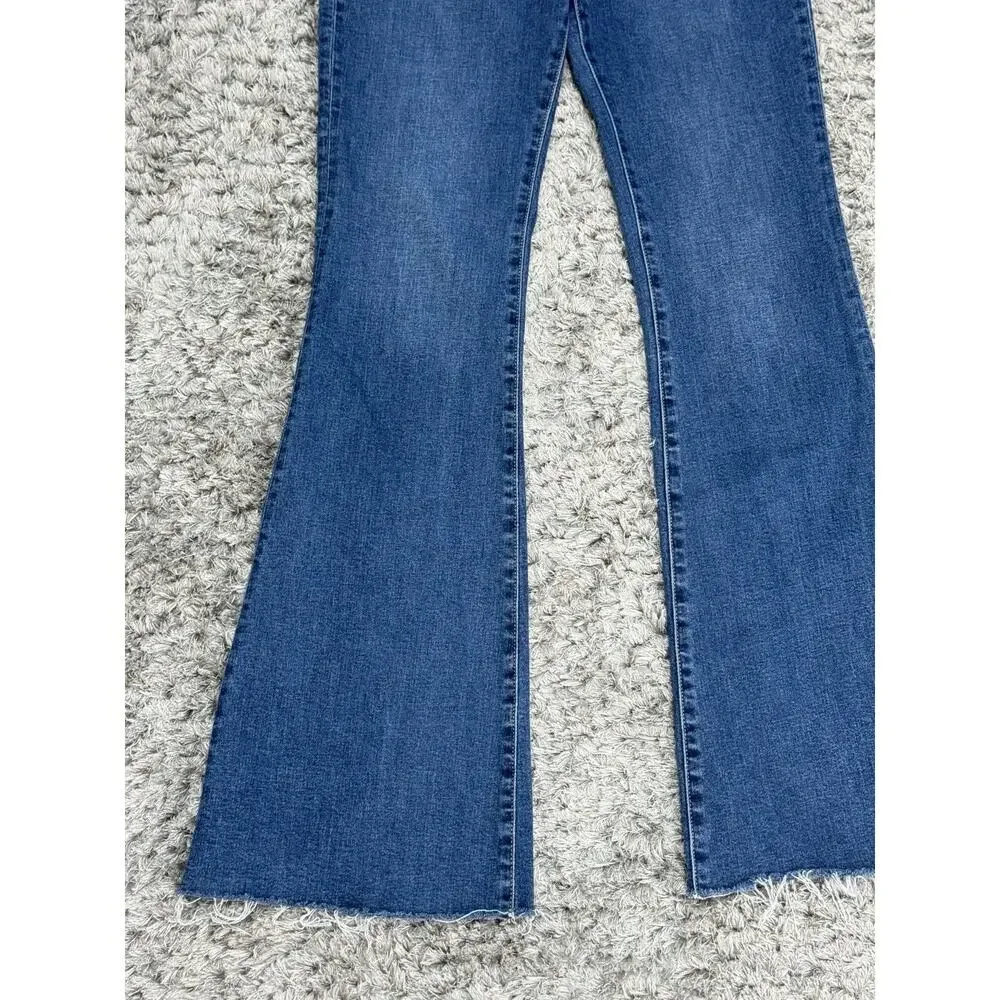 Abercrombie & Fitch The Flare Jeans Women’s Size 0/25 Blue Denim Boho High Rise